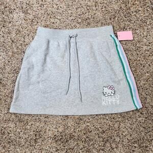 Hybrid Apparel Hello Kitty Skirt size XS - Heathered Gray/Pockets - NEW